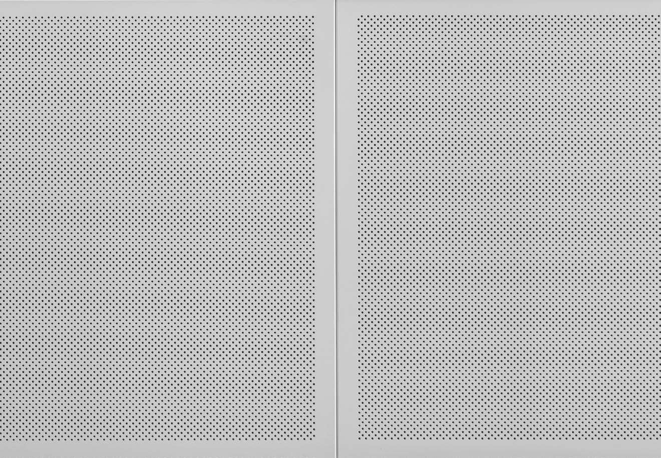Perforated metal wall tile