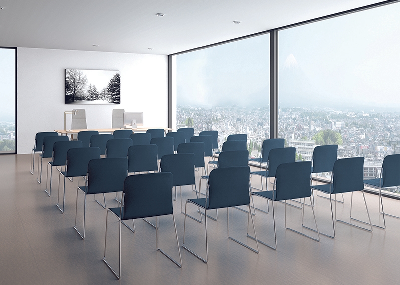 people, person, indoors, chair, furniture, building, classroom, school, meeting room, office