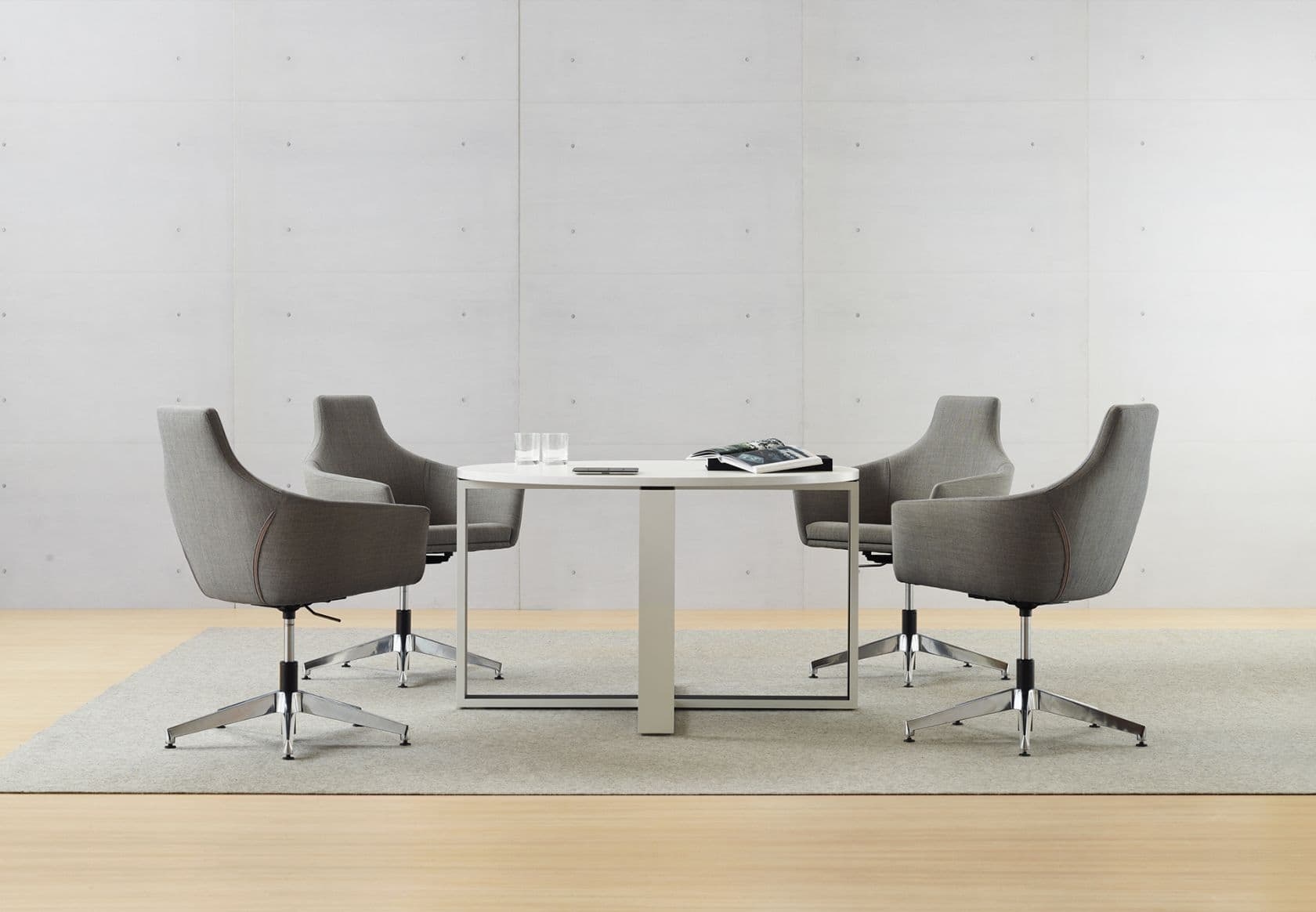 furniture, table, indoors, chair, office