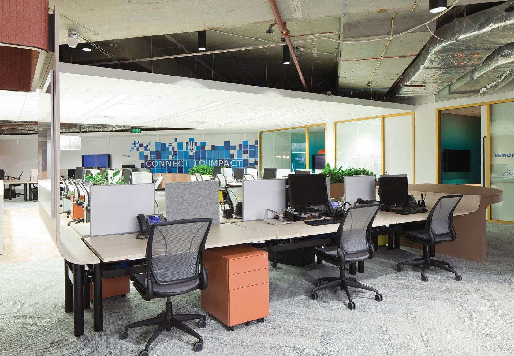 furniture, indoors, chair, office, computer keyboard, electronics, hardware, monitor, screen, office chair