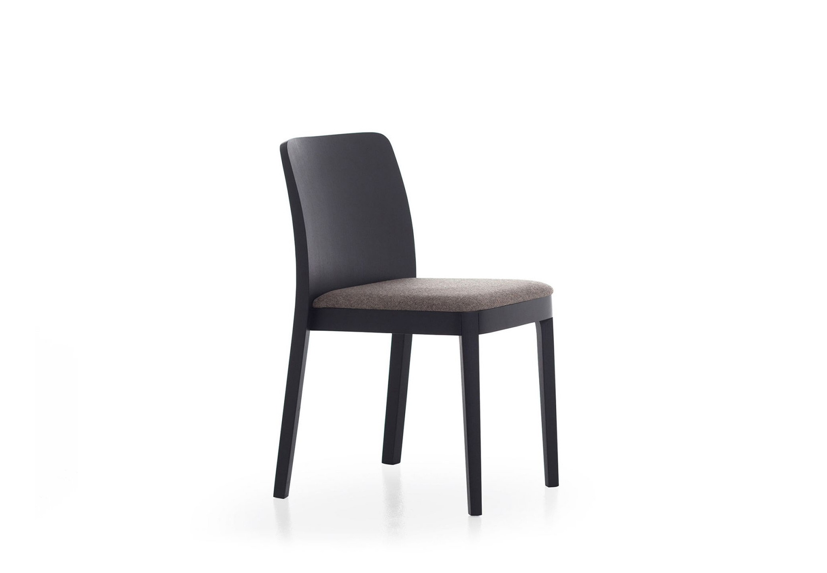 Stacking Chair with upholstered seat