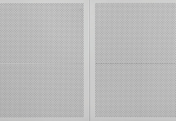 Perforated metal wall tile 