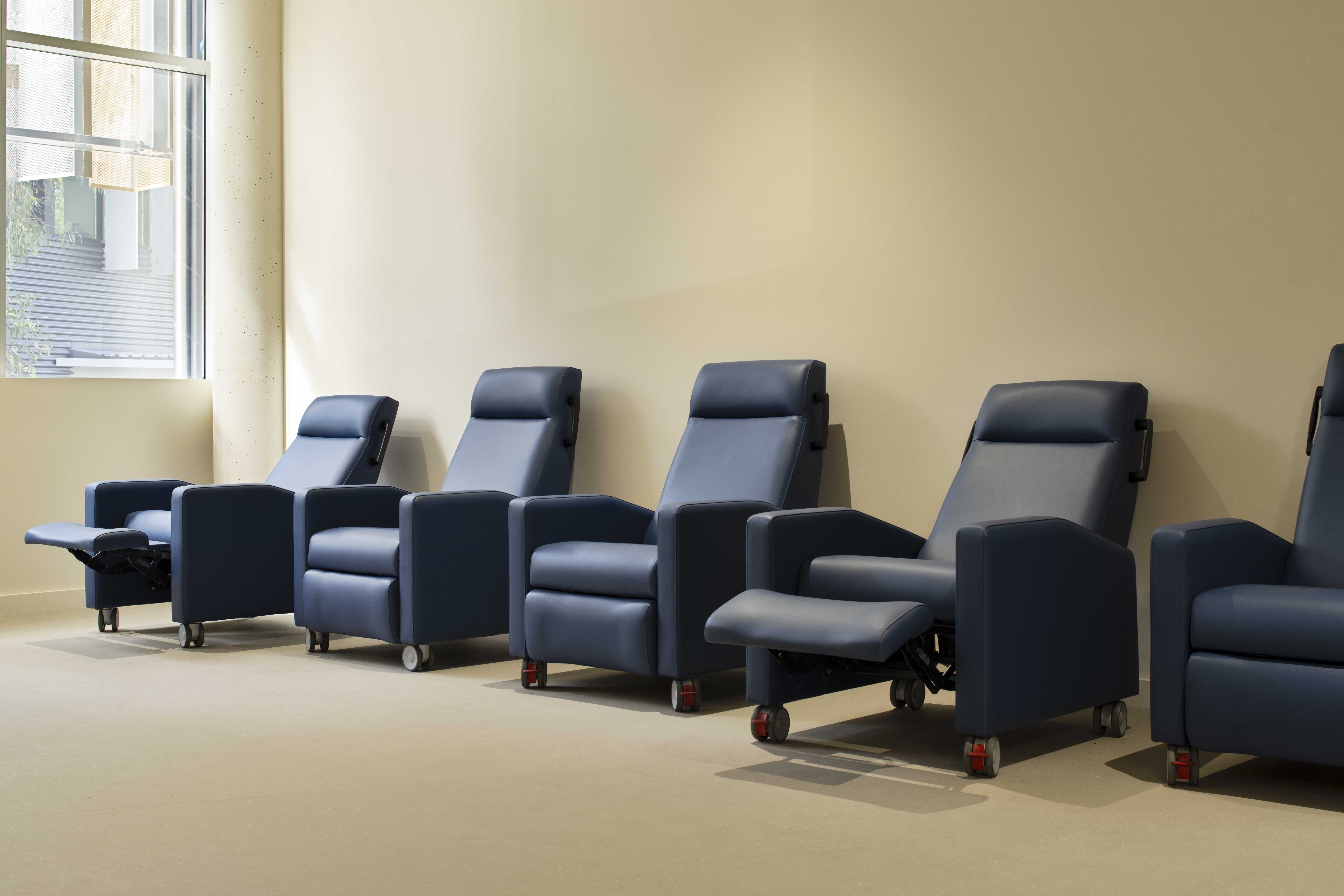 furniture, chair, indoors, room, waiting room, armchair