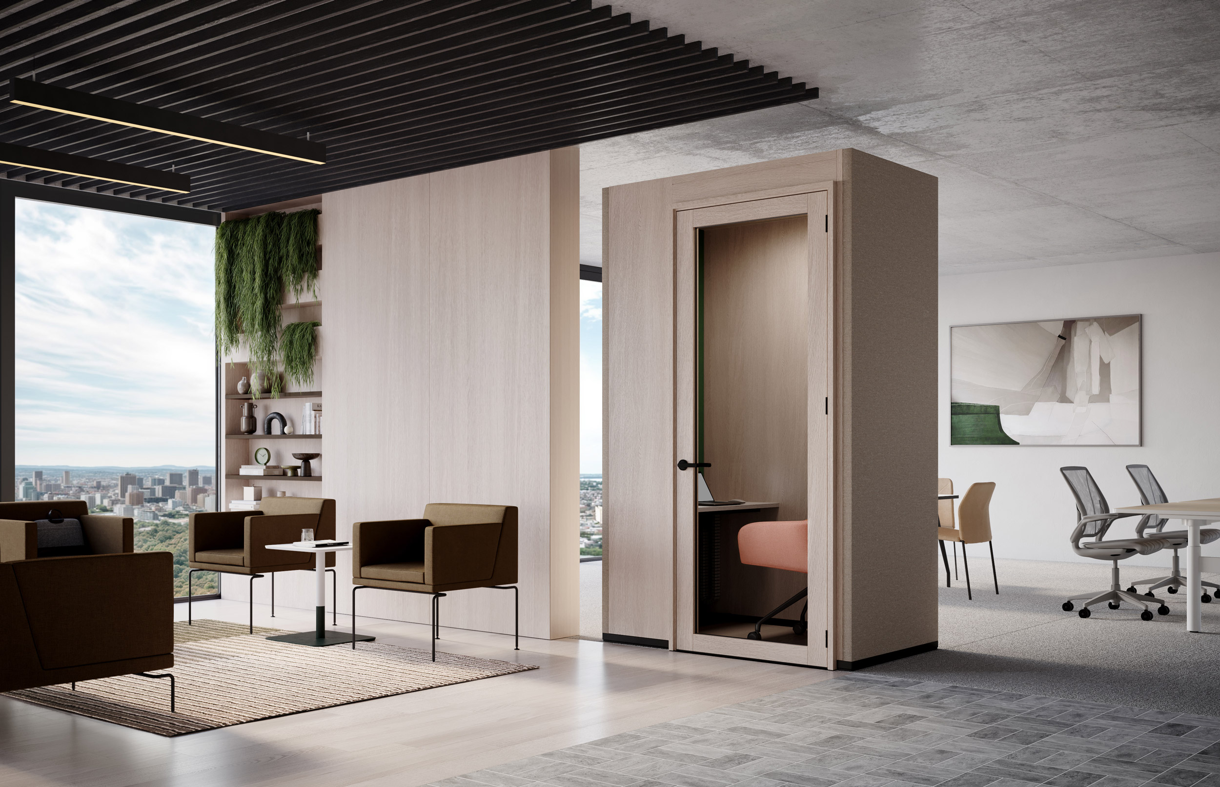 indoors, interior design, chair, furniture, home decor, rug, desk, table, door