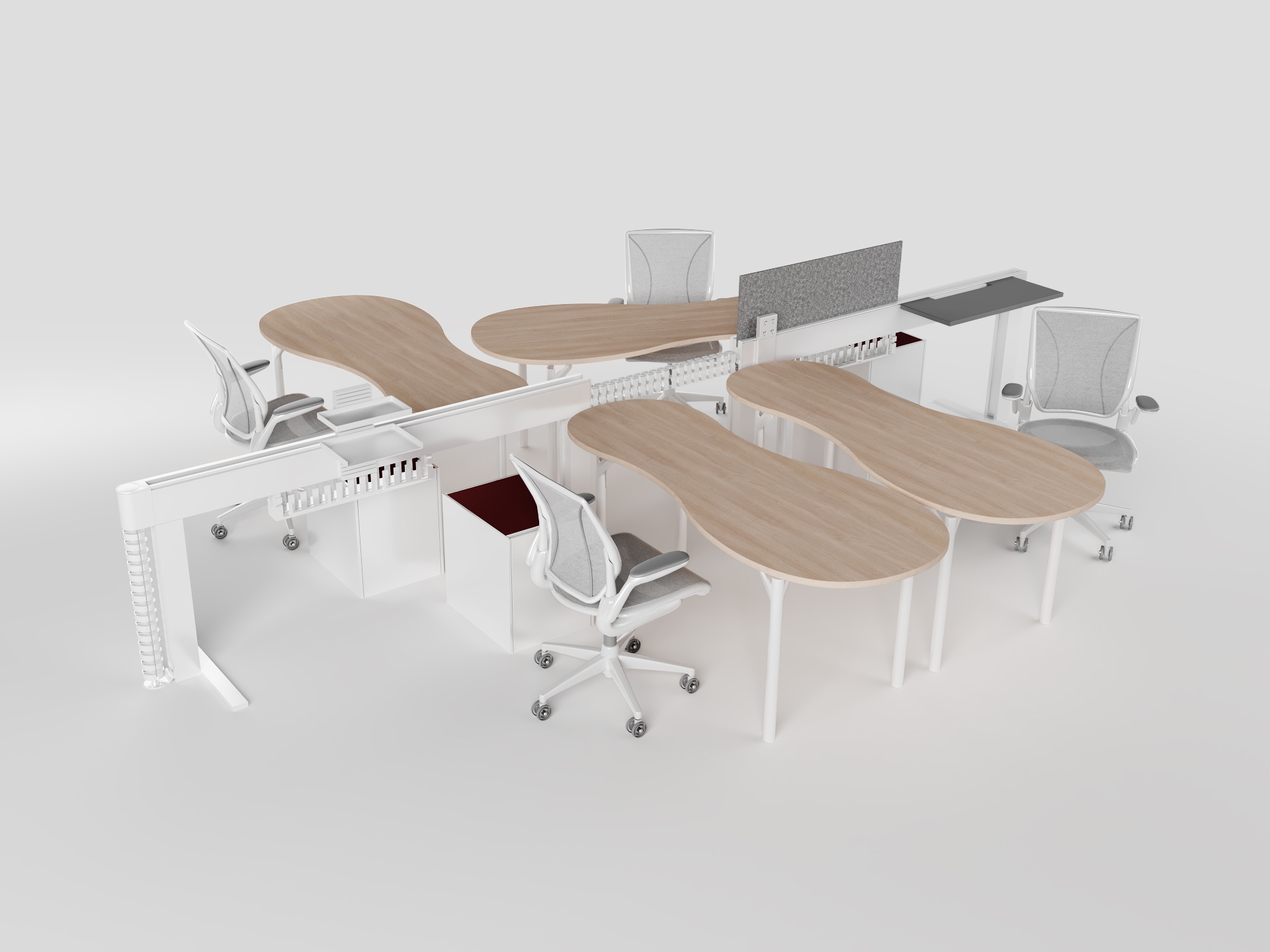 furniture, table, desk, chair, crib, infant bed, indoors, dining table, computer, electronics