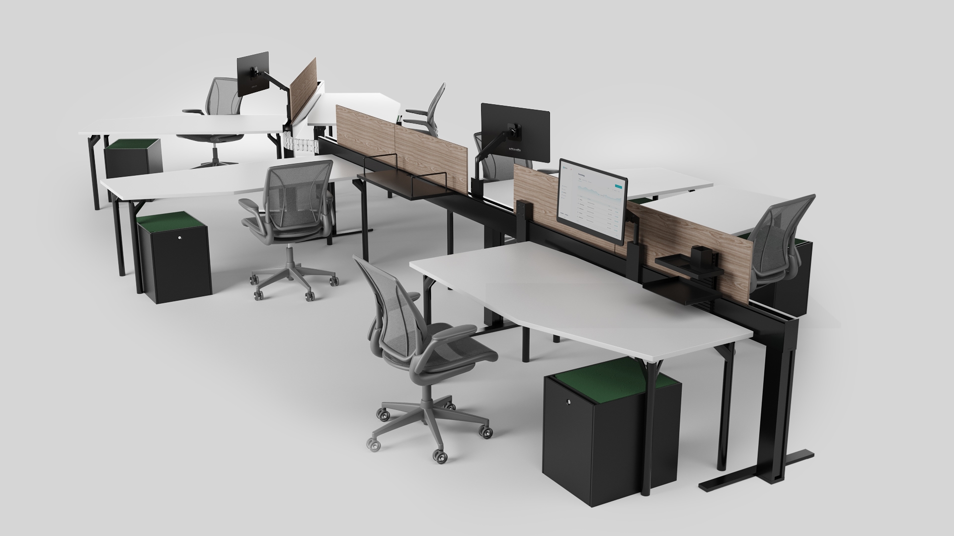 furniture, table, desk, chair, computer, electronics, hardware, monitor, screen, indoors